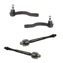 TRQ Voorste Binnen- en Buitenspiegels Set Geschikt voor 2004-2013 INFINITI QX56 2014-2022 QX80