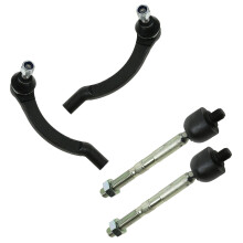 Juego de Barras de Dirección Delanteras TRQ Compatible con Volvo 850, C70, S70, V70