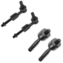 TRQ Voorste Stuurkit Set van 4 Binnen & Buiten Stuurstangen voor Volkswagen Audi