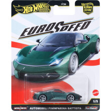 Hot Wheels Premium Car Culture Collectible Toy Car, 1:64 Scale Die-Cast Pininfarina Battista, Eurospeed Vehicle with Real Riders Tires