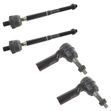 Juego de Barra de Dirección TRQ Compatible con Chrysler Aspen 2007-2009 y Dodge Durango 2004-2009