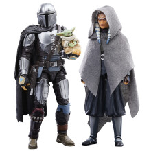 STAR WARS The Black Series The Mandalorian, Ahsoka Tano & Grogu Speelgoed 6-Inch-Scale Actiefiguur 3-Pack