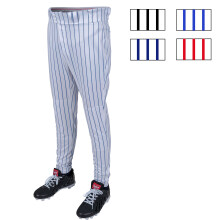 Rawlings Herr PRO 150 Seriens Baseballbyxor | Tapered Jogger Fit | Vuxenstorlekar | Randig | Flera färger