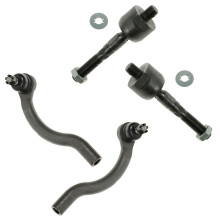 TRQ Främre Inre och Yttre Styrledsset Kompatibelt med 2003-2007 Honda Accord