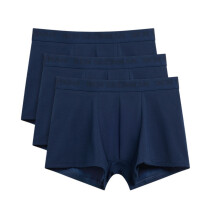 (L, Dark Navy) Ben Sherman Mens Tonal Boxer Shorts (Pack of 3)