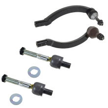 TRQ Främre Inre och Yttre Styrledsset Kompatibel med 2001-2009 Volvo S60, 2000-2006 S80, 2001-2007 V70
