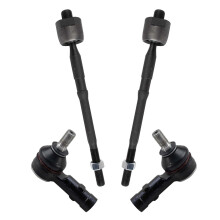 TRQ Främre Styrstag Set Kompatibel med 2013-2015 Chevrolet Spark