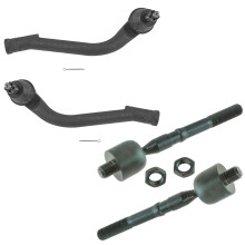 TRQ Fram Inre och Yttre Styrlänk Set Kompatibel med 2012-2017 Hyundai Azera 2011-2013 Sonata