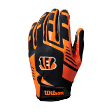Guantes Wilson NFL Stretch Fit - Adulto, Cincinnati Bengals