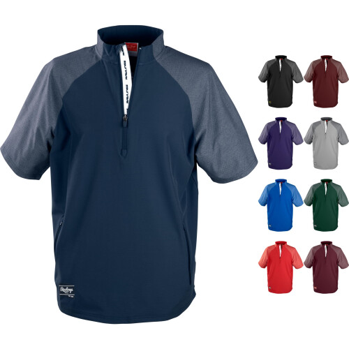 Rawlings | Giacca a Maniche Corte Cage COLORSYNC da Uomo | Blu Navy | X-Large