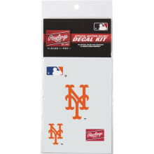 Rawlings | Kit de Calcomanías de Casco de Béisbol Auténtico de MLB | New York Mets