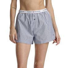 Tommy Hilfiger Dames Geweven Boxer Shorts, Sky Captain Stripe, Medium