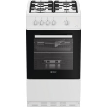 Indesit I5G1KMW Gas Cooker with Gas Hob 50cm Free Standing White A/A New
