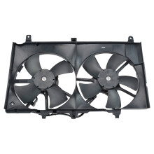TRQ Assemblaggio Ventola Raffreddamento Doppio Radiatore Compatibile con Infiniti G35 2003-2007