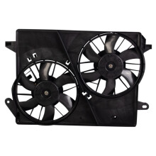 TRQ Radiatore Doppio Ventilatore Assemblato Compatibile con Chrysler 300 2005-2009 e Dodge Magnum 2005-2008