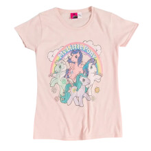 (XS, Light Pink) My Little Pony Womens/Ladies Meadows Fitted T-Shirt