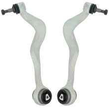 TRQ Front Left and Right Lower Control Arm with Ball Joint Set 2 Piece Compatible with 2004-2007 BMW 525i 530i 545i 2006-2010 550i M5 2008-2010 528i 5