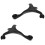 TRQ Front Lower Control Arm Set Compatible with 2001-2005 Honda Civic 1