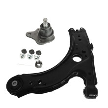 TRQ Braccio Oscillante Inferiore Anteriore con Giunto Sferico Pas. 2 Pezzi Compatibile VW 1998-2007