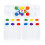 Mr. Pen - Paleta de Pintura Plástica, 30 Unidades, Tray Rectangular Blanca con 6 Compartimentos 1