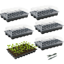 Mr. Pen - Kits de Plateaux de Semences, Ensemble de 5, 200 Cellules, Trays de Germination Durables