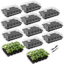 Mr. Pen- Kits de Plateaux de Germination, 10 Sets, 150 Cellules, Trays Durables avec Couvercles Vents