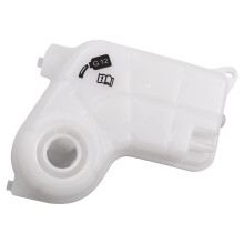 TRQ Voorste Radiator Koelvloeistof Reservoir Uitbreiding Tank Witte Compatibel met 2002-2009 Audi A4