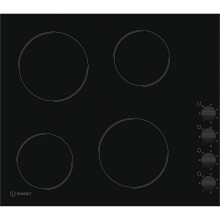 Indesit RI860C 58cm 4 Burners Ceramic Hob Black