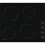 Indesit Indesit RI860C 58cm 4 Burners Ceramic Hob Black 1