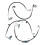 TRQ Bromslang Set Kompatibel med 2011-2013 Jeep Wrangler 1