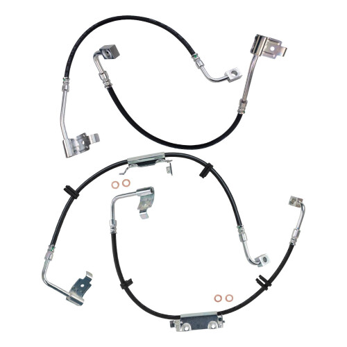 TRQ Bromslang Set Kompatibel med 2011-2013 Jeep Wrangler