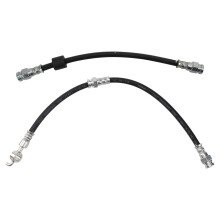 Juego de mangueras de freno delanteras y traseras TRQ compatible con Mazda 323 1990-1994