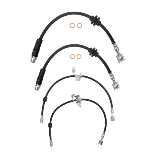 TRQ Bromsslangset Kompatibelt med Chevrolet Cruze 2011-2012