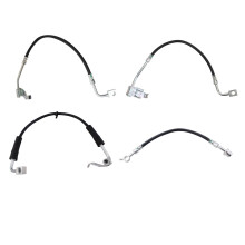 TRQ Bromsslang Set Kompatibel med 2008-2010 Jeep Wrangler