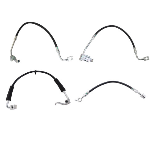 TRQ Bromsslang Set Kompatibel med 2008-2010 Jeep Wrangler