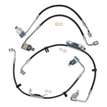 Juego de Mangueras de Freno TRQ Compatible con Jeep Wrangler 2013-2017 y Wrangler JK 2018