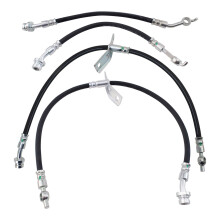 TRQ Bromslangset Kompatibel med 2013-2016 Hyundai Elantra & Elantra Coupe