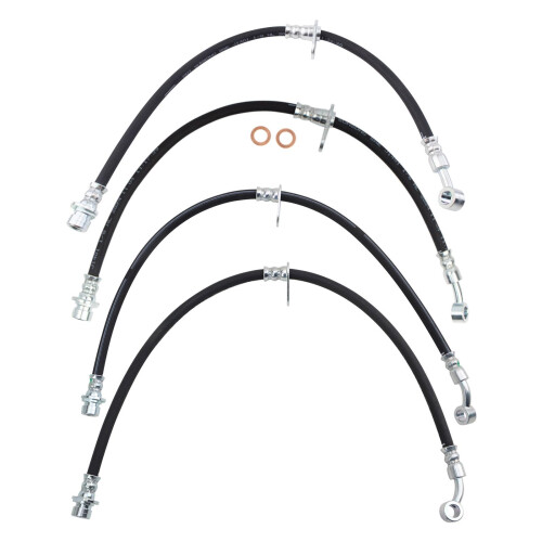 TRQ Bremsleitung Set passend für 2002-2005 Honda Civic