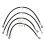 TRQ Brake Hose Set Compatible with 2007-2012 Acura RDX 1