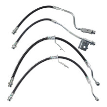 TRQ Brake Hose Set Compatible with 2012-2017 Hyundai Accent