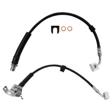 TRQ Vorderes Bremsenschlauch-Set kompatibel mit 2003-2010 Dodge Ram 2500 3500 2011-2013 Ram 2500 3500