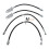 TRQ Bromsslang Set Kompatibel med Honda Civic 2006-2011 1