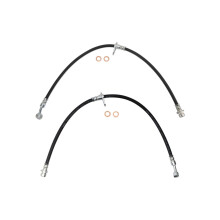 TRQ Set di Tubo Freno Anteriore Compatibile con Honda Civic 2016-2021 e Insight 2019-2021