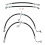 TRQ Brake Hose Set Compatible with 2011-2015 Kia Optima 1