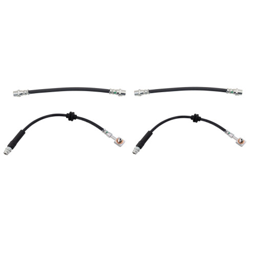 TRQ Bremsleitung Set kompatibel mit 2012-2018 Chevrolet Sonic