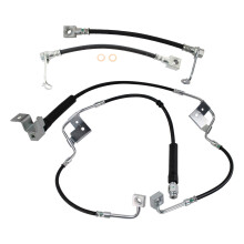 TRQ Fram & Bak Bromsslang Set Kompatibel med 2001 Dodge Ram 2500