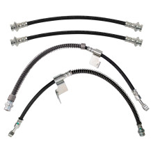 Set di tubi freno anteriori e posteriori TRQ compatibile con Hyundai Elantra 2001-2006