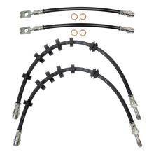 Juego de Mangueras de Freno TRQ Compatible con Audi A4 Quattro S4 2009