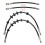 TRQ Bromsslang Set Kompatibel med 2009 Audi A4 Quattro S4 1