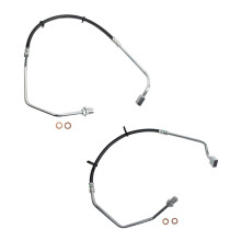 TRQ Voorremslangenset Geschikt voor 2007-2009 Chrysler Aspen 2004-2009 Dodge Durango